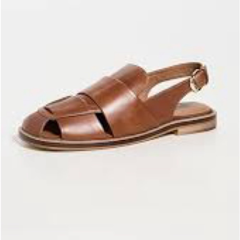 Free People Libby Fisher Leather Flats 8.5 - Picture 3 of 9